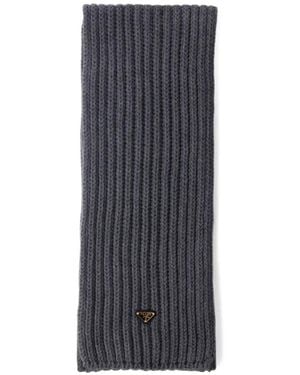 Prada Wool Scarf - Blue