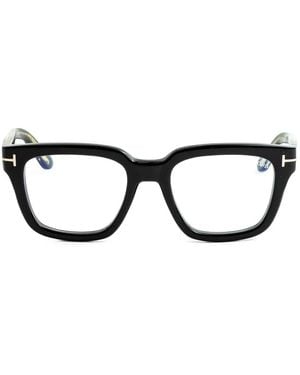 Tom Ford Brille Mit Eckigem Gestell - Schwarz