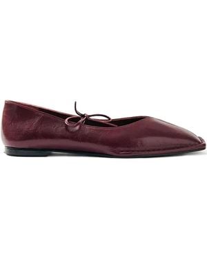 Alohas Ballerina's Met Puntige Neus - Rood