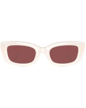 COACH Gafas De Sol Con Placa Del Logo - Rojo