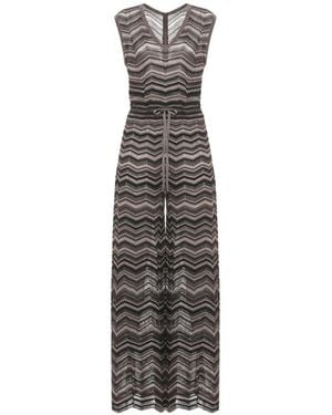 D.exterior Mono Ancho De Punto Chevron - Blanco