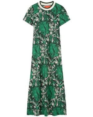 La DoubleJ Sporty Swing Midi Dress - Green