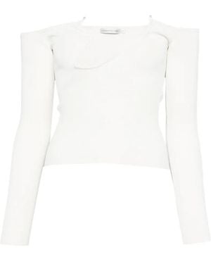 Christopher Esber Odessa Long-Sleeve Top - White
