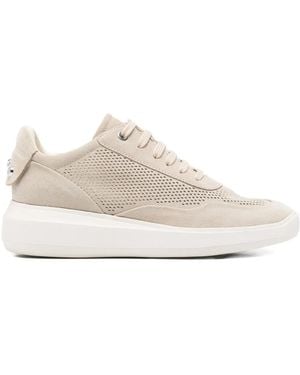Geox Perforated Sneakers - Bianco