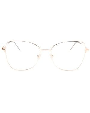 BOSS Brille Mit Geometrischem Gestell - Weiß