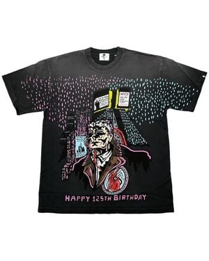 Warren Lotas Graphic-Print Short-Sleeve T-Shirt - Black