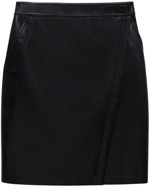 Anine Bing Alanis Wrap Mini Skirt - Black