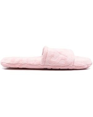 Versace Allover Slippers - Pink