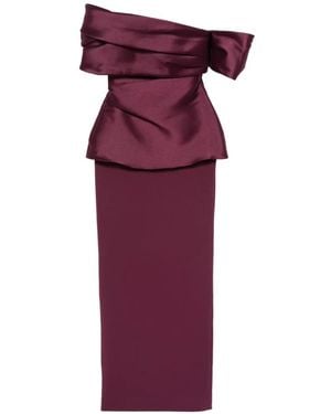 Solace London Lucine Maxi Dress - Purple