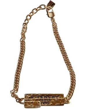 Givenchy Chain Plaque Bracelet - White