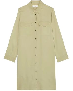 Marc O' Polo Button-Down Shirt Dress - Green