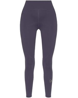 adidas By Stella McCartney Logo-Print Leggings - Blue