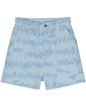 Emporio Armani Pants & Shorts - Blue