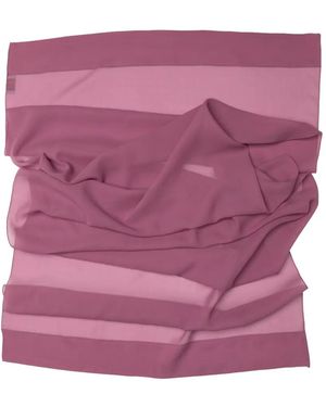 Elizabetta Carmen Silk Scarf - Purple