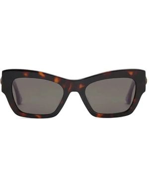 Kurt Geiger Tortoiseshell-Effect Eagle Sunglasses - Grey