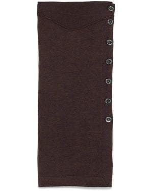 Vivienne Westwood Pamela Midi-Rok - Bruin