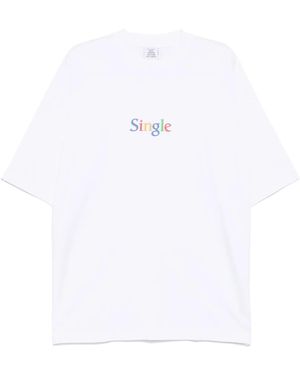 Vetements Graphic-Print T-Shirt - White