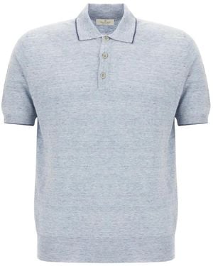 Panicale Short-Sleeve Polo Shirt - Blue
