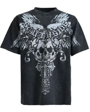 BREATH T-Shirt aus Baumwolle - Schwarz