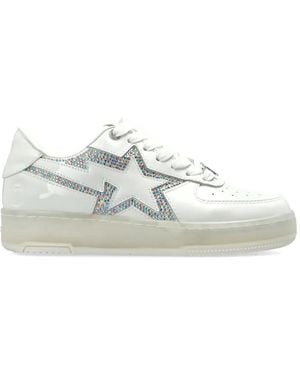 A Bathing Ape Baskets À Ornements En Cristal - White