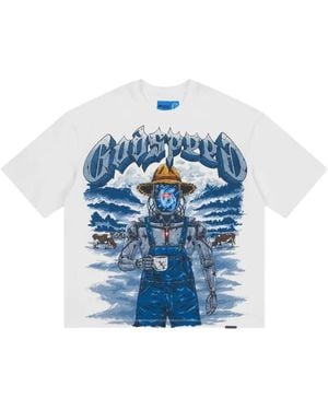 Godspeed Aura Farm Ii Ng T-Shirt - Blue