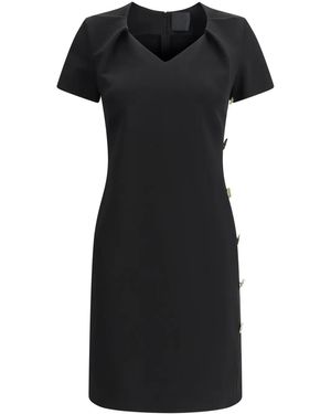 Givenchy Punto-Milano Minikleid mit Knopfdetail - Schwarz