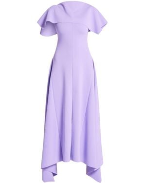 Chats by C.Dam Cape-Style Gown - Purple