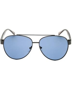 Kenneth Cole Pilot-Frame Sunglasses - Blue