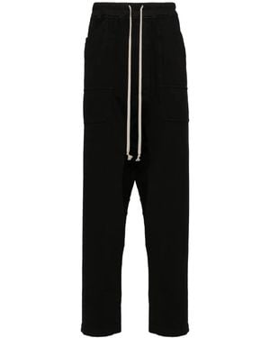 Rick Owens ドローストリング カーゴパンツ - ブラック