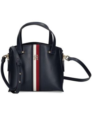 Tommy Hilfiger Th モノグラム ハンドバッグ - ブルー