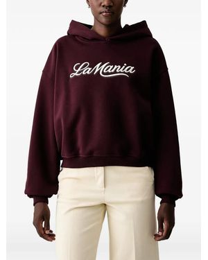 La Mania Luma Logo-Embroidered Hoodie