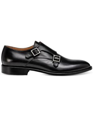 Franzese Collection Silvio Berlusconi Double-Buckle Monk Shoes - Black