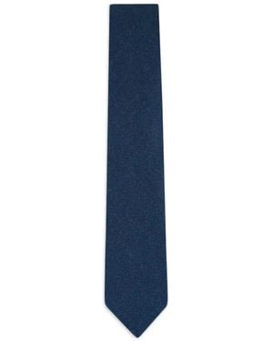 Paolo Albizzati Wool Tie - Blue