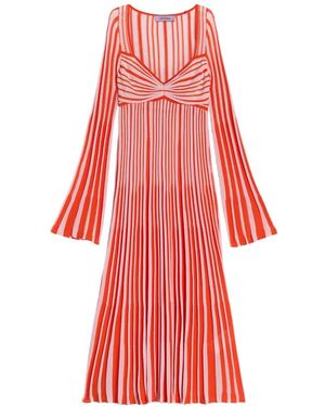 MACCAPANI Vestido Terry - Rojo