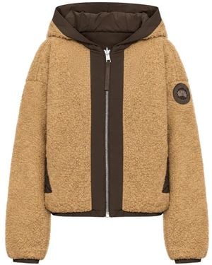 Canada Goose Alberni Reversible Fleece Jacket - Natural