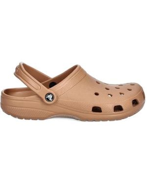 Crocs™ Perforated Slingback Clogs - Brown