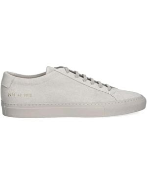 Common Projects Achilles Suede Lace-Up Trainers - White