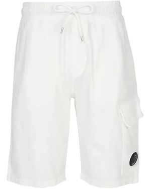 C.P. Company Drawstring Shorts - White