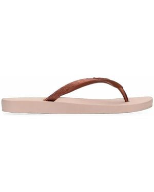 Ipanema Anatomica Tan Flip-Flops Mit Logo - Natur