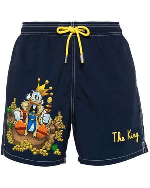 Mc2 Saint Barth X Disney Dagobert Duck Badeshorts - Blau
