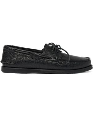 SCAROSSO Chaussures Bateau Morgan - Noir