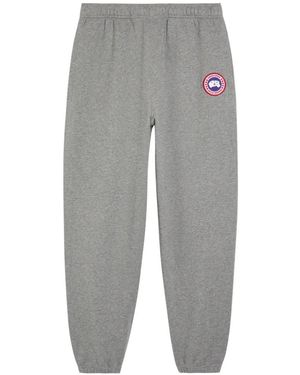 Canada Goose Pantalones De Chándal Con Parche Del Logo - Gris