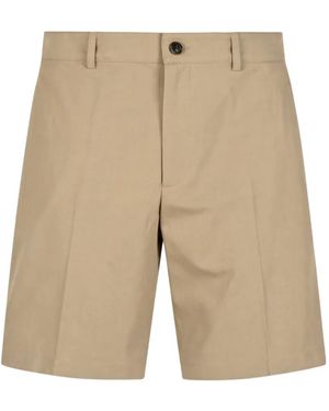 Burberry Pantalones Cortos Con Pinzas - Neutro
