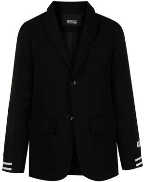 Mostly Heard Rarely Seen Single-Breasted Wool Jacket - Black