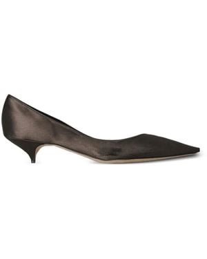 The Row Pointed-Toe Heel Court Shoes - Brown