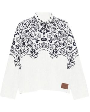 Goldbergh Pull Anshin À Motif Cachemire - White