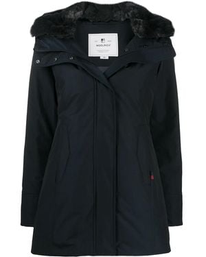 Woolrich Hooded Down Parka - Blue