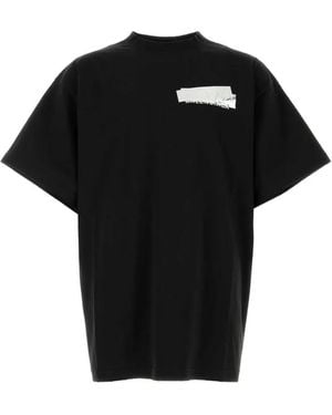 Balenciaga Cotton T-Shirt - Black