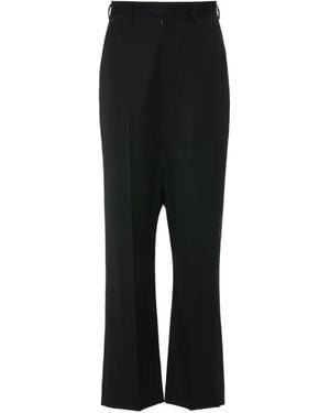 Maison Margiela Dropped-Rise Wool Trousers - Black