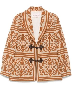 Valentino Garavani Jacquard Jacket - Brown